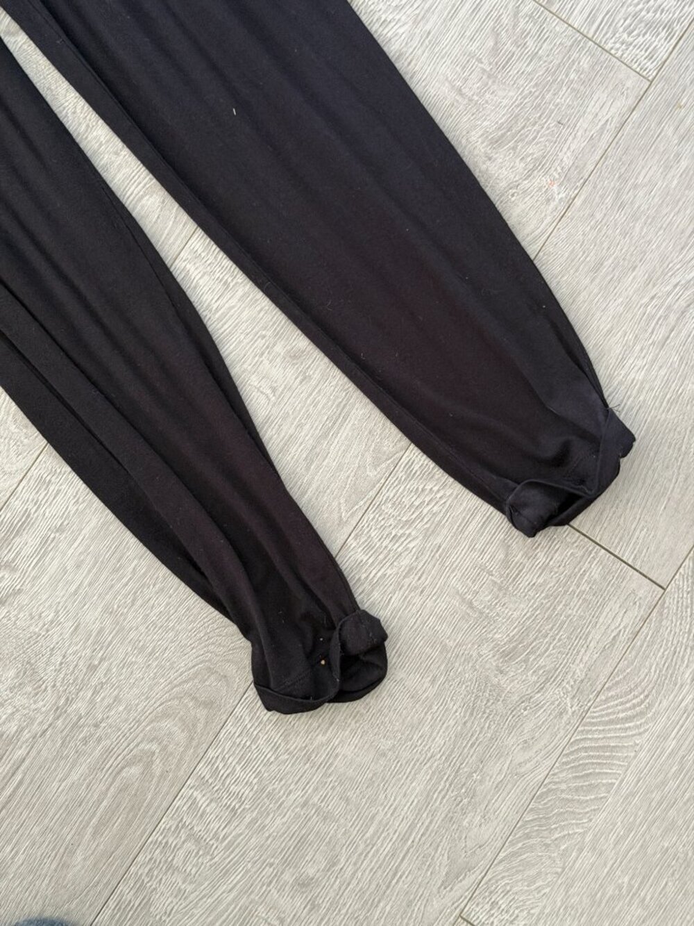 ASOS Black Wrap Wide Leg Jumpsuit Size US 4 - Picture 3 of 5